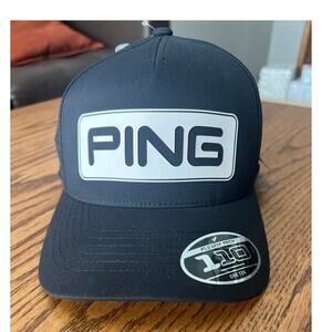 PING TOUR GOLF SNAPBACK VENTED DELTA  HAT, ADJUSTABLE MENS